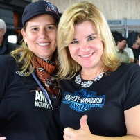Jackeline e Tetê, mulheres motoclubistas